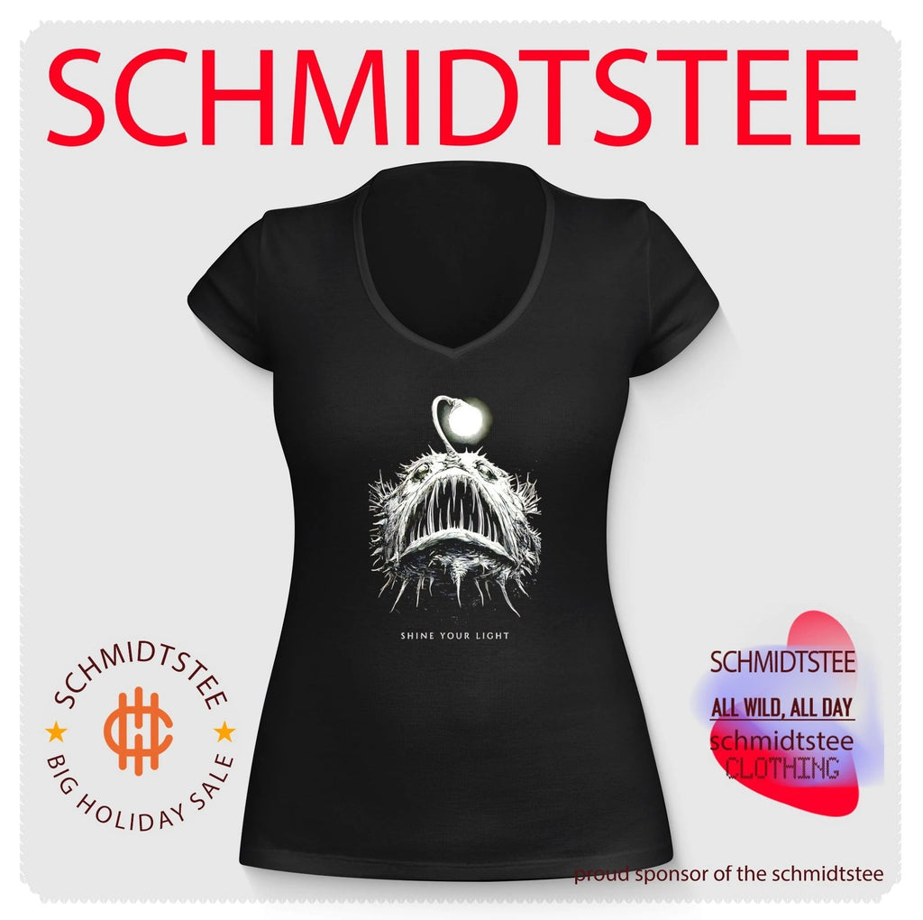 Anglerfish shine your light vintage shirt