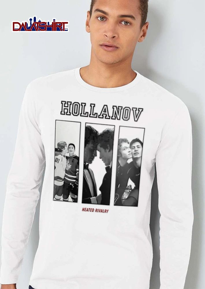Hollanov Heated Rivalry 81 three panels hockey players tuxedos shirt