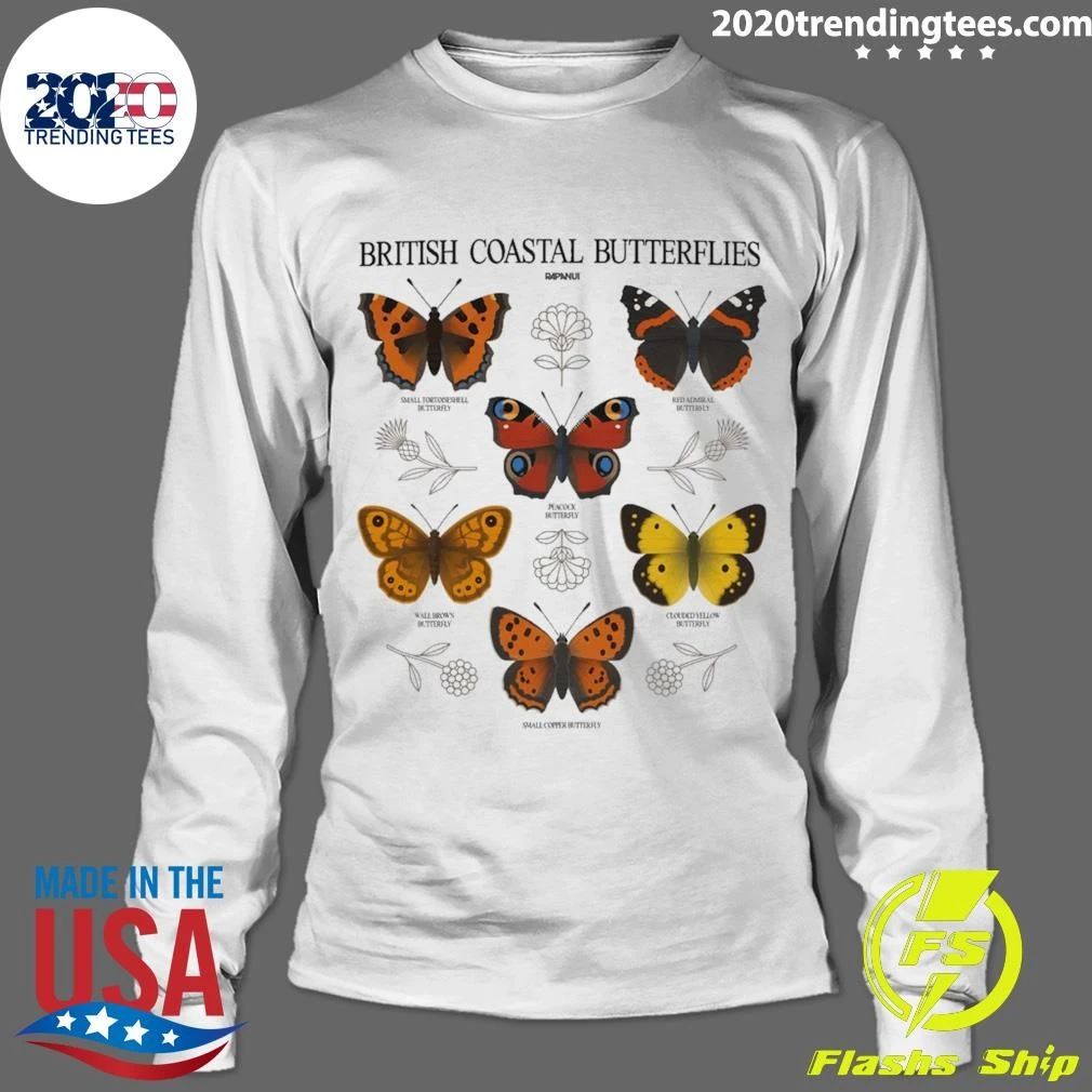 Butterfly British Coastal Butterflies Shirt