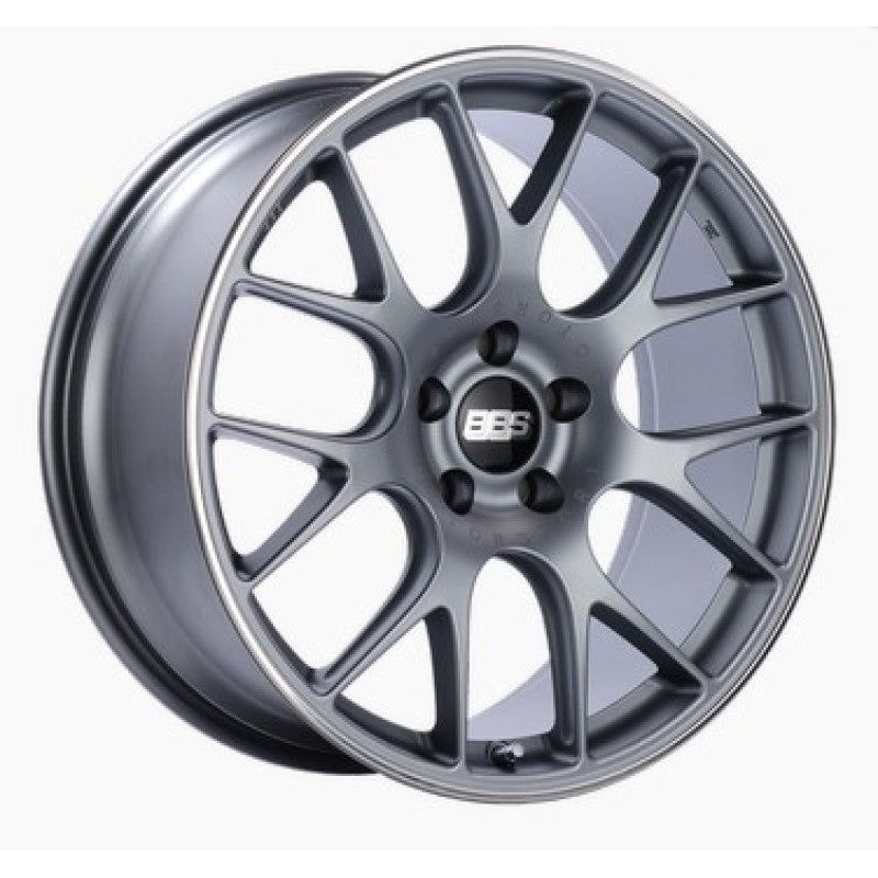 BBS CH-R 20×8 5×120 ET36 Satin Titanium Polished Rim Protector Wheel -82mm PFS/Clip Required