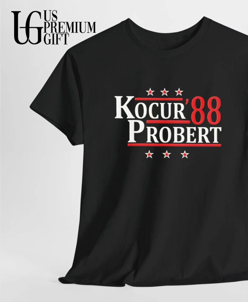 Detroit Red Wings Hockey Players Joey Kocur Bob Probert Kocurs 88 Probert shirt