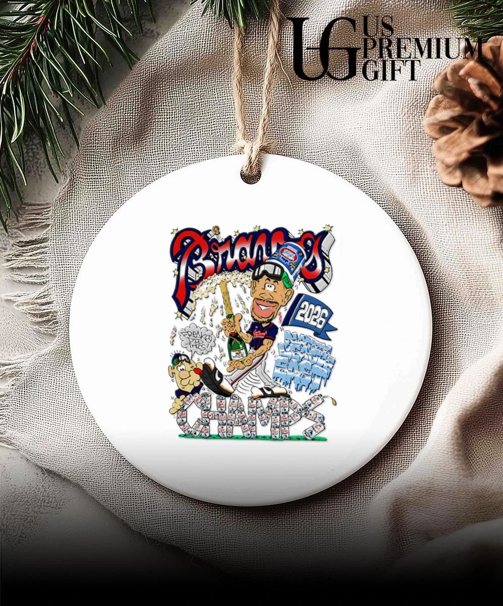 Atlanta Braves 2026 NL East Champions caricature shirt