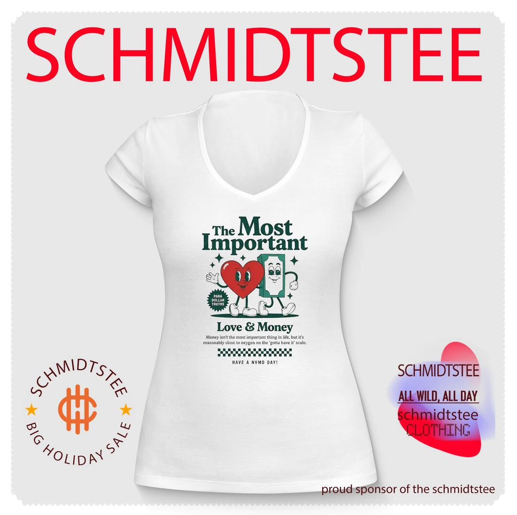 The most important Love and Money cartoon style shirt