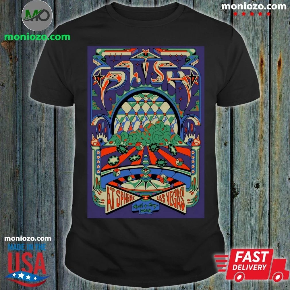 Phish Sphere April May 2026 Shows Poster Shirt