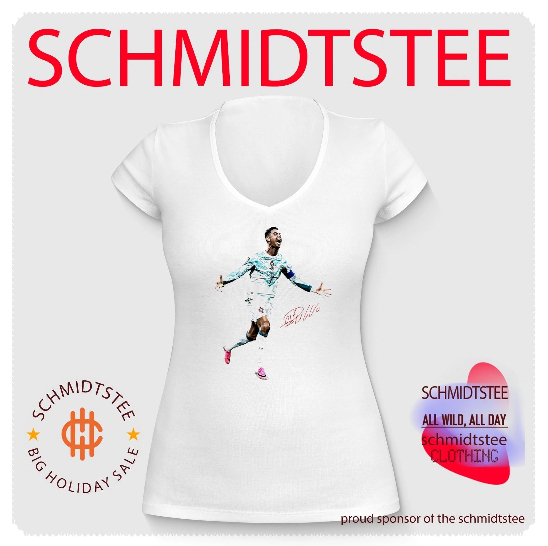 Cristiano Ronaldo Portugal National Team Knockout Celebration signature shirt