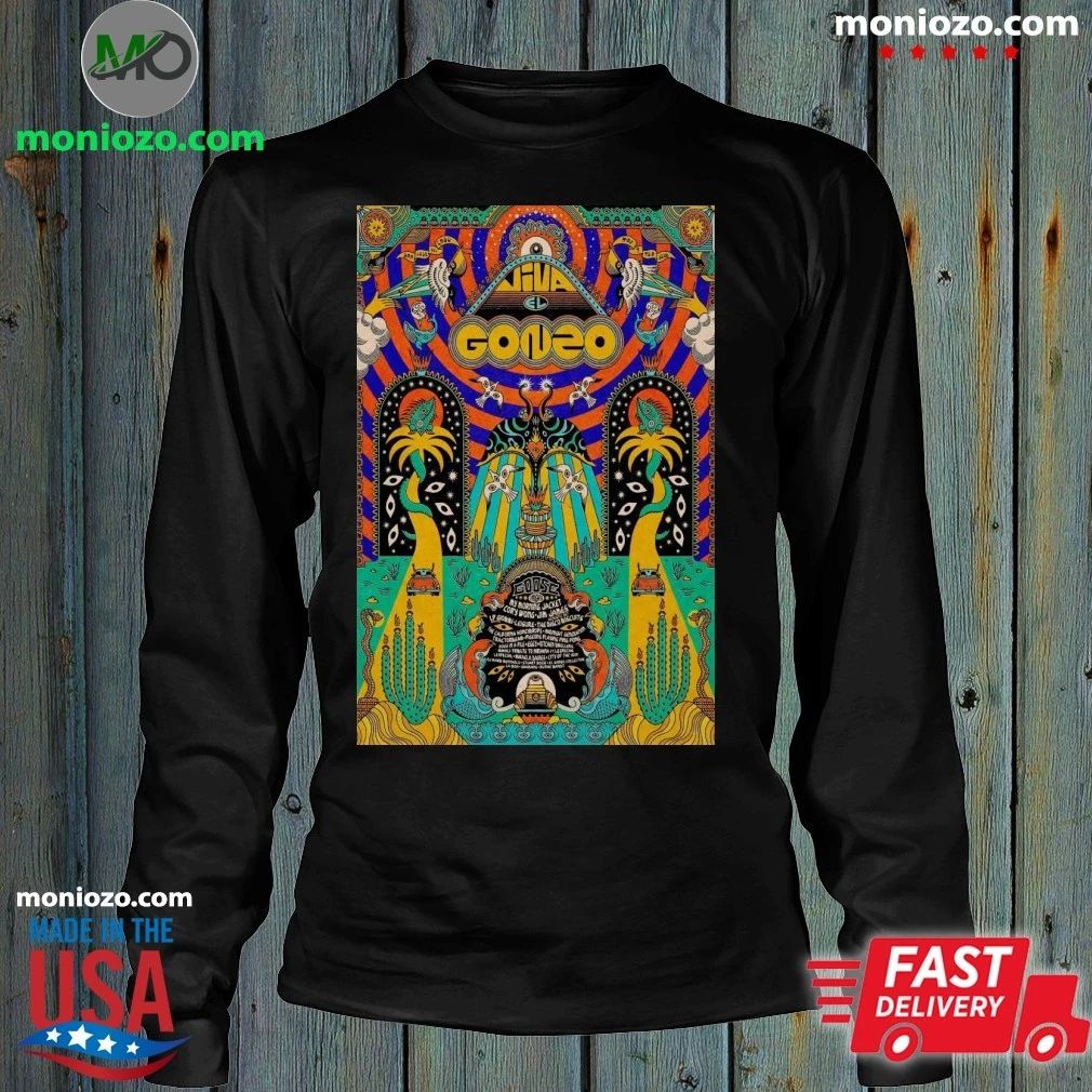 Viva El Gonzo 2026 Festival Lineup Poster At San Jose Del Cabo Mexico From May 7 To 9 2026 Shirt
