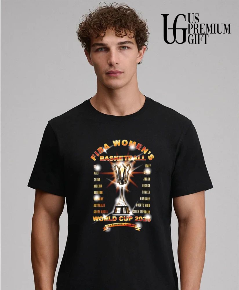 FIBA Women’s Basketball World Cup 2026 Champions trophy shirt