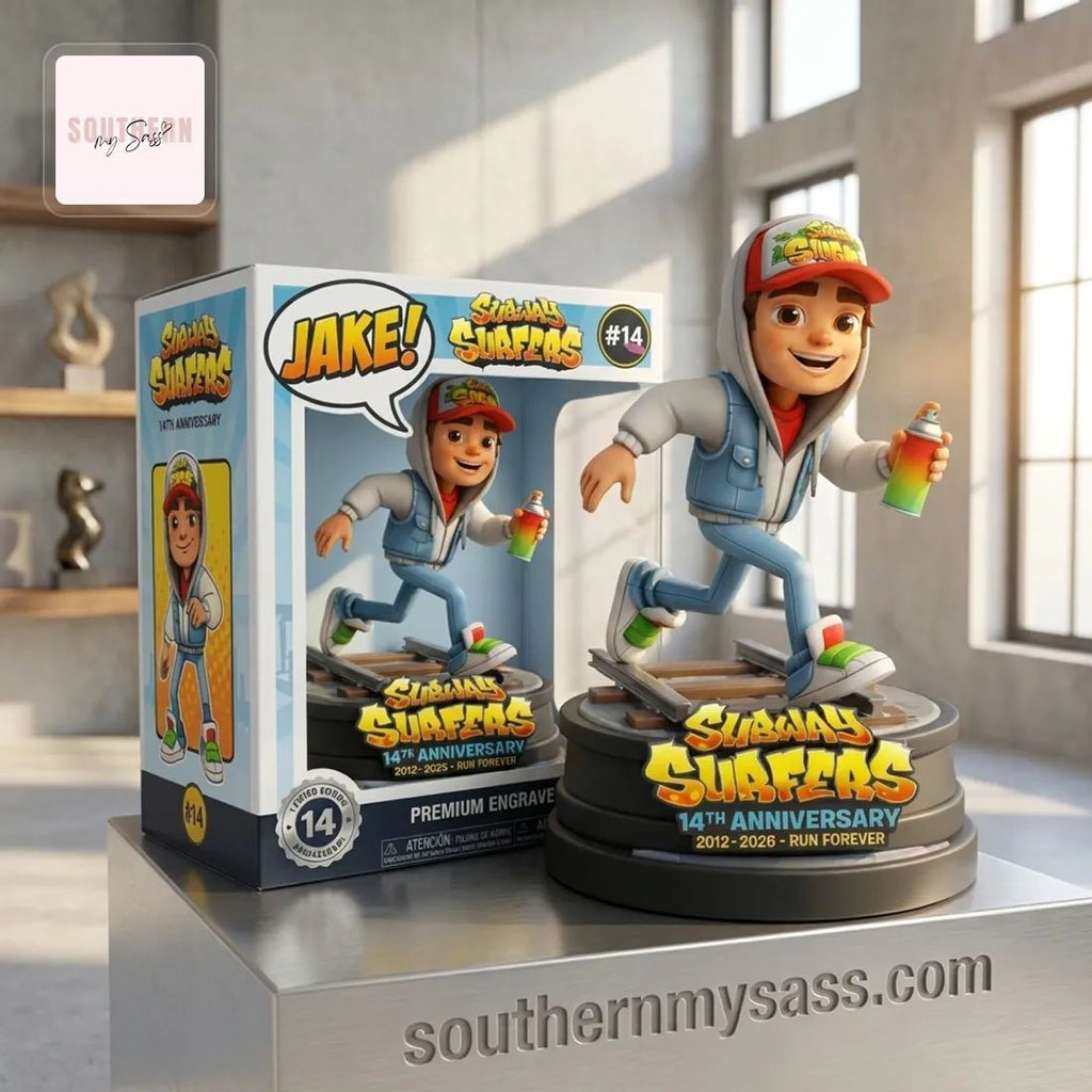 Subway Surfers Jake 14th Anniversary Limited Edition Collectible Figure