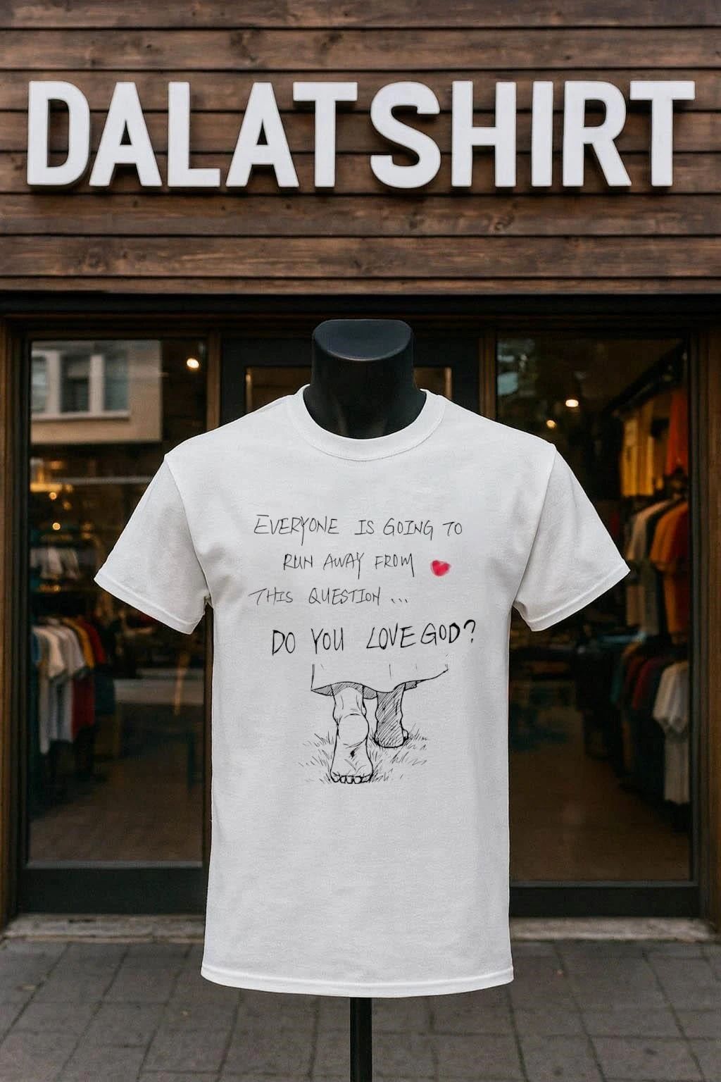 Everyone Is Going To Run Away Do You Love God shirt
