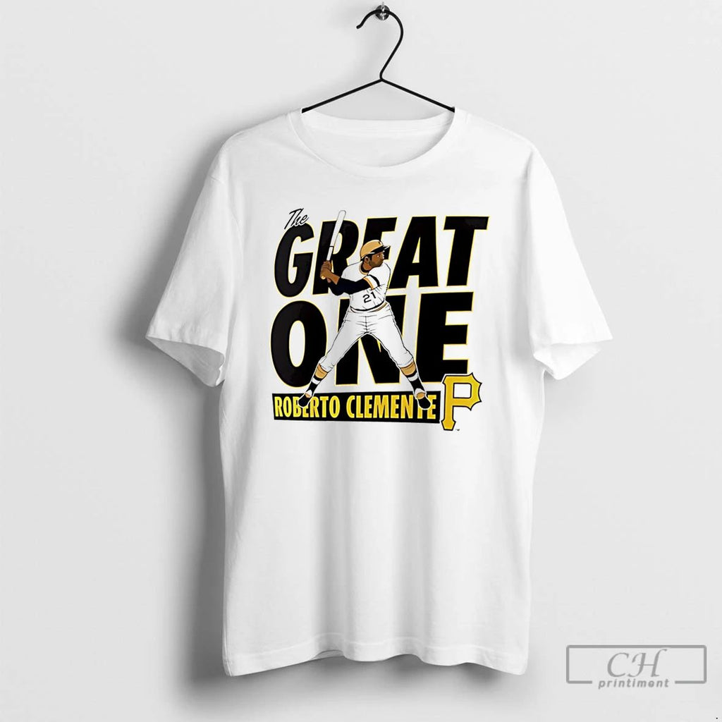 Classic Pittsburgh Pirates Roberto Clemente The Great One T Shirts Hoodie Longsleeve