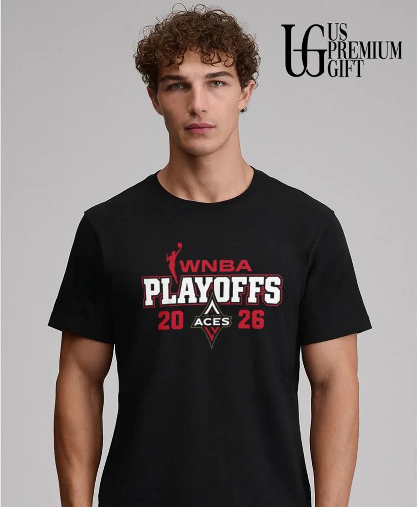 Playoffs Las Vegas Aces WNBA 2026 logo shirt