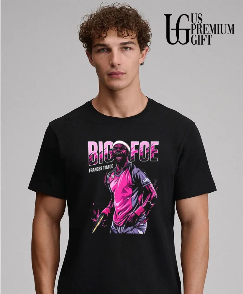 Frances Tiafoe Big Foe Tennis scream shirt