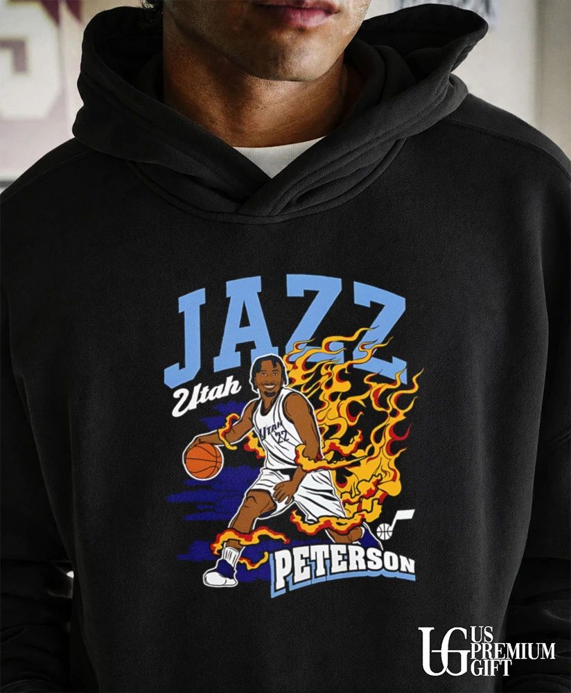 Darryn Peterson Utah Jazz NBA Fired Up shirt