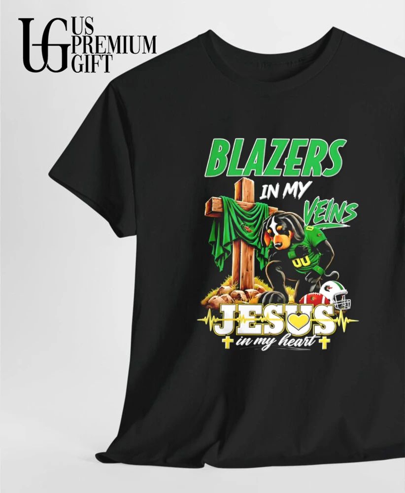 UAB Blazers Dog In My Veins Jesus In My Heart Faith Football mascot shirt