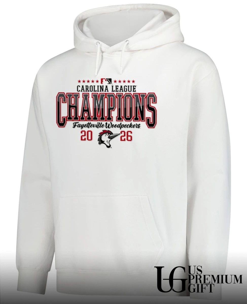 Fayetteville Woodpeckers 2026 Carolina League Championship shirt