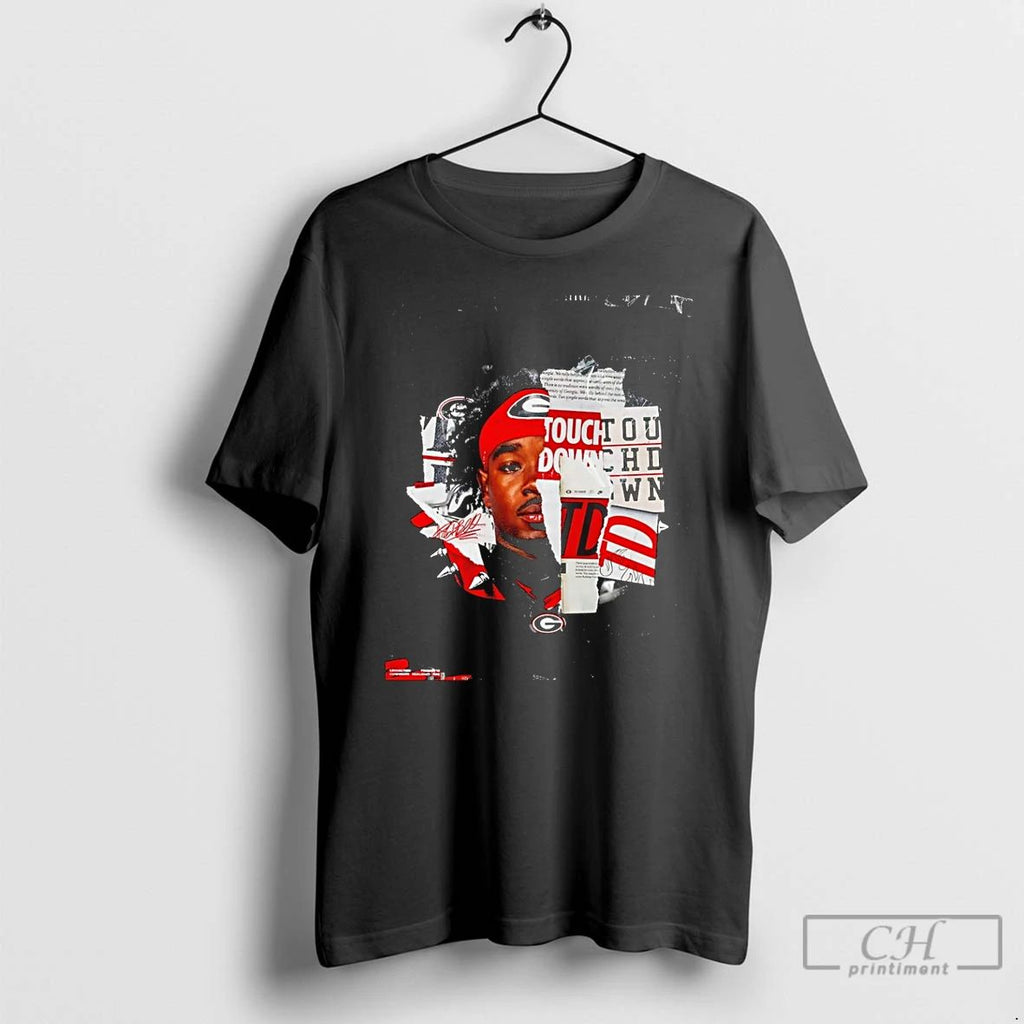 Classic Dillon Bell Georgia Bulldogs Touch Down Graphic T Shirts Hoodie Longsleeve