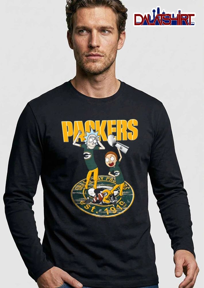 Green Bay Packers Rick Sanchez Morty Smith 1919 shirt