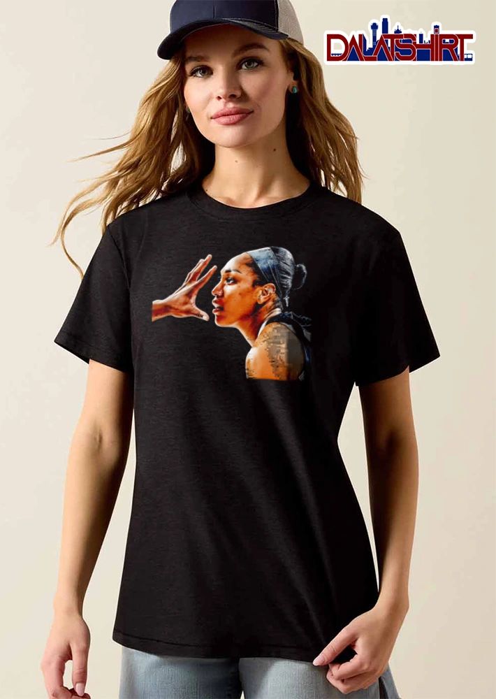 Pirates Kanu Aja Wilson woman profile hand reaching face shirt