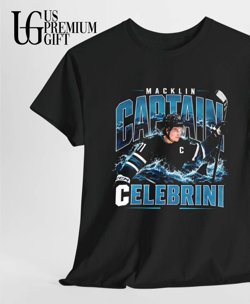 Macklin Celebrini San Jose Sharks NHL Captain 71 hockey graphic shirt
