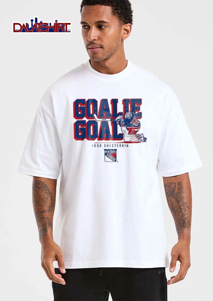 New York Rangers Igor Shesterkin Goalie Goal 31 hockey shirt