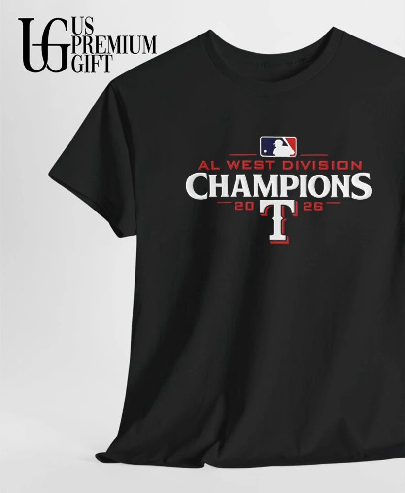 Texas Rangers AL West Division Champions 2026 shirt
