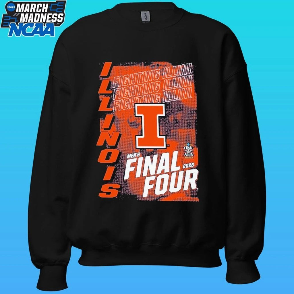 Illinois Fighting Illini Outerstuff Youth 2026 Ncaa Men’s Basketball Tournament March Madness Final Four Shirt