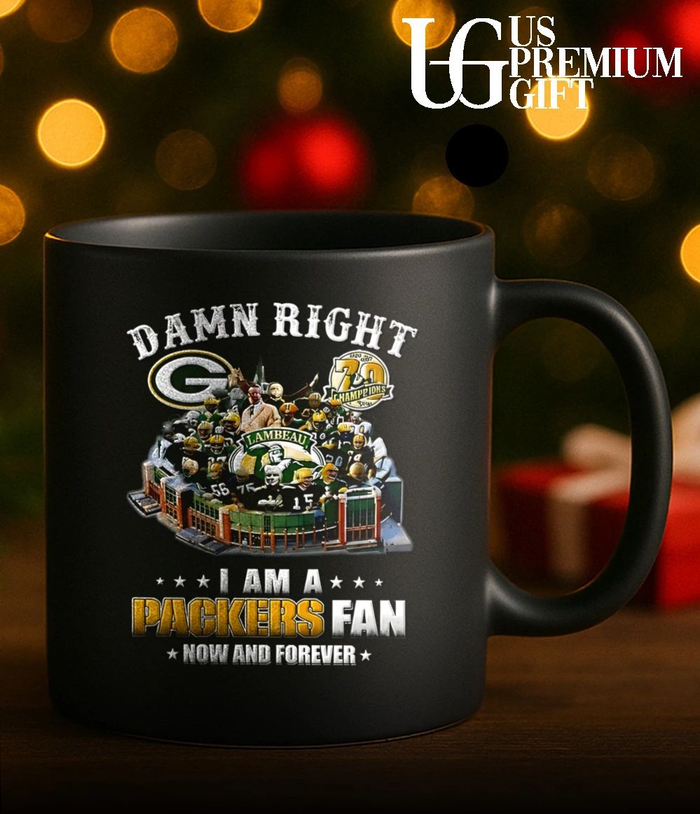 Damn Right I Am A Green Bay Packers Fan Lambeau Champions signature shirt