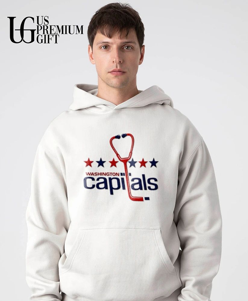 Washington Capitals Stethoscope Medical logo shirt