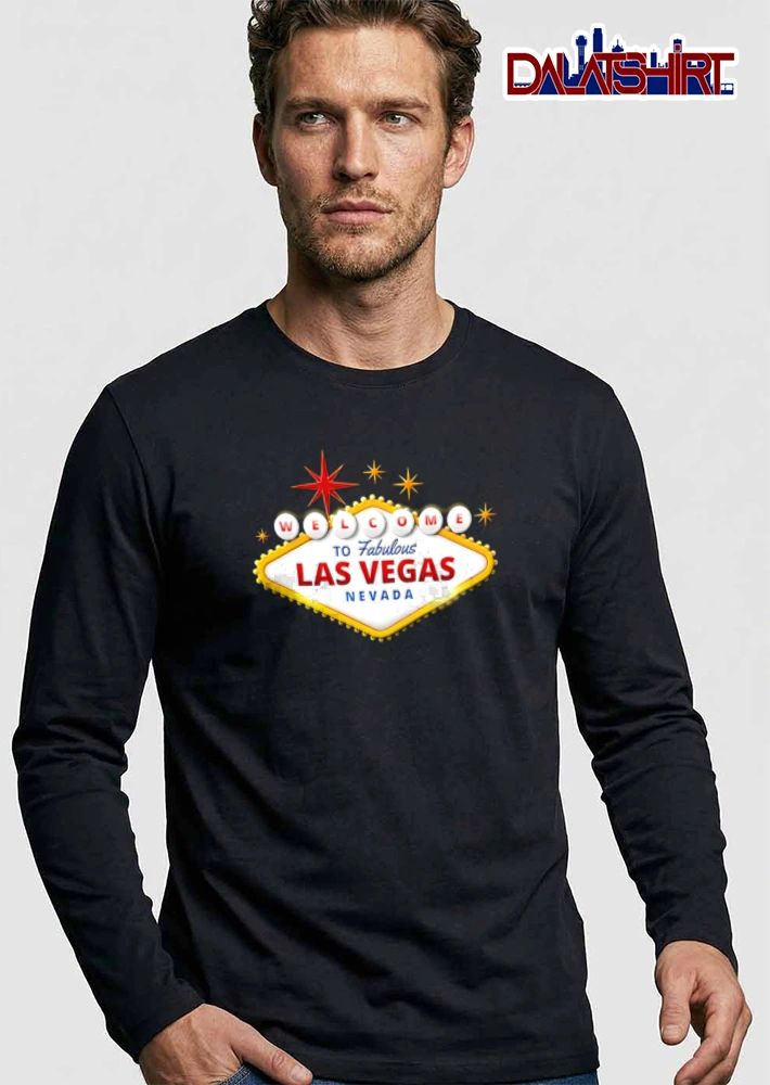Welcome To Fabulous Las Vegas Nevada iconic las Vegas sign stars shirt
