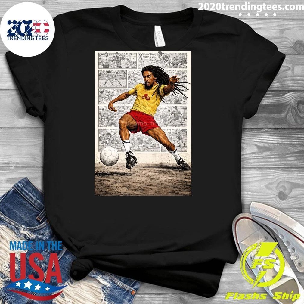 Bob Marley Freedom Football Is Freedom Reggae Legend Yanzz Shirt