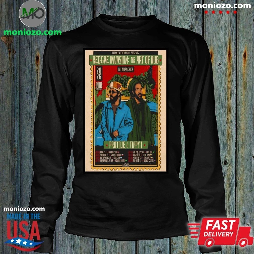 Protoje And Tippy I Latam 2026 Tour Poster Shirt