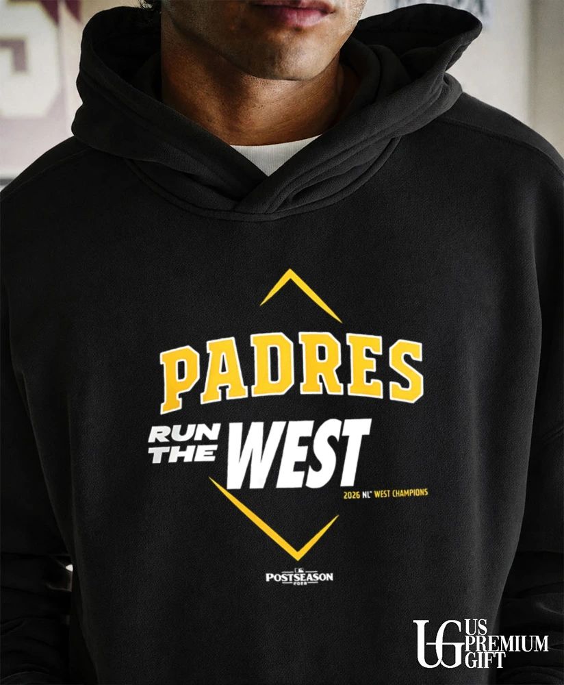 Run The West San Diego Padres 2026 NL West Division Champions shirt