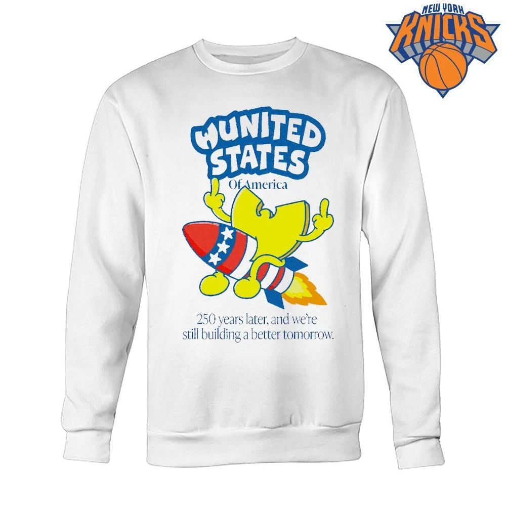 Wu Tang Clan United States Of America 250 Years Later Building A Better Tomorrow Rocket Graphic Shirt