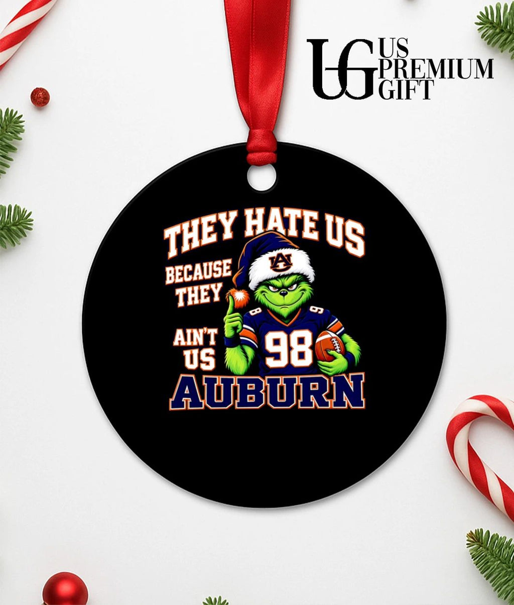 Grinch Auburn Tigers NCAA Football They Hate Us Because They Aint Us Christmas shirt