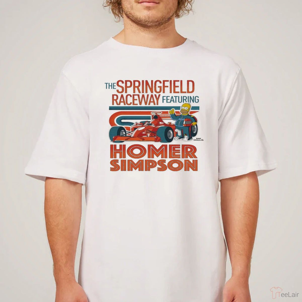 The Springfield Raceway Simpsons T-Shirt