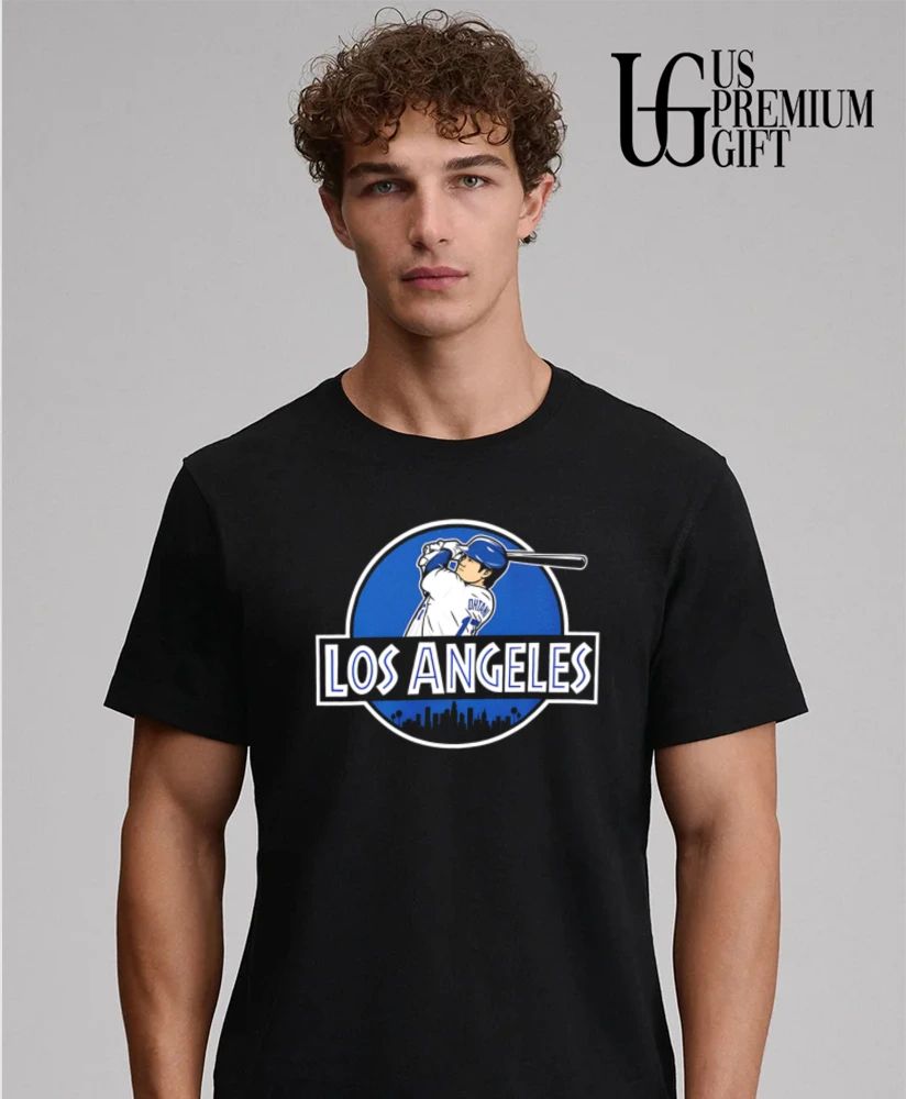 Shohei Ohtani Los Angeles Dodgers Dinosaurs logo shirt