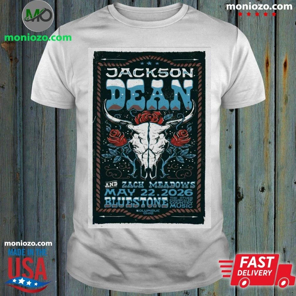 Jackson Dean concert Columbus, Bluestone, May 22, 2026 Poster Shirt