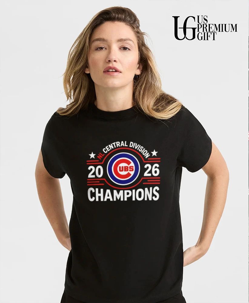 Chicago Cubs NL Central Division Champions 2026 shirt