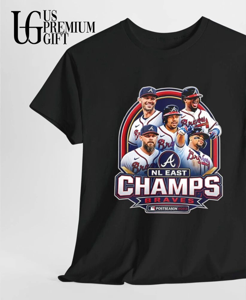 Atlanta Braves NL East Champions 2023 Postseason Baseball graphic shirt