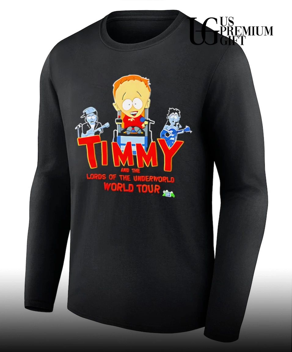 Timmy and the Lords of the underworld world Tour shirt