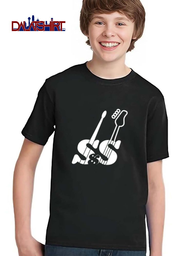 Guitars forming letter S shirt