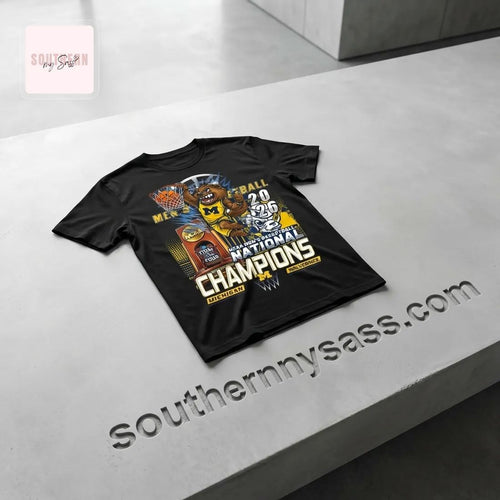 2026 Michigan Wolverines NCAA Final Four National Champions Unisex T-Shirt