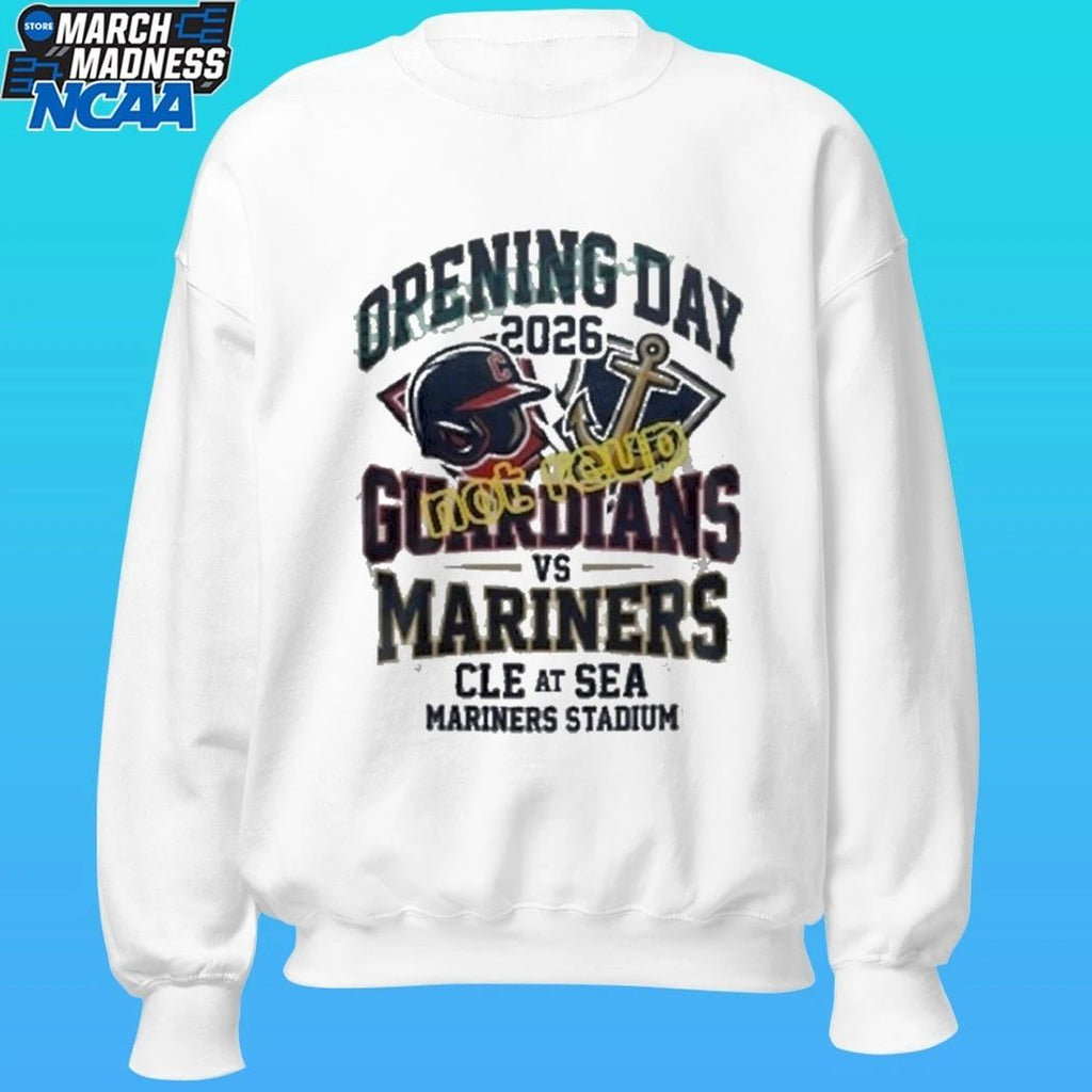 Guardians Vs Mariners Cle At Sea Mariners Stadium Opening Day 2026 Sport Shirt