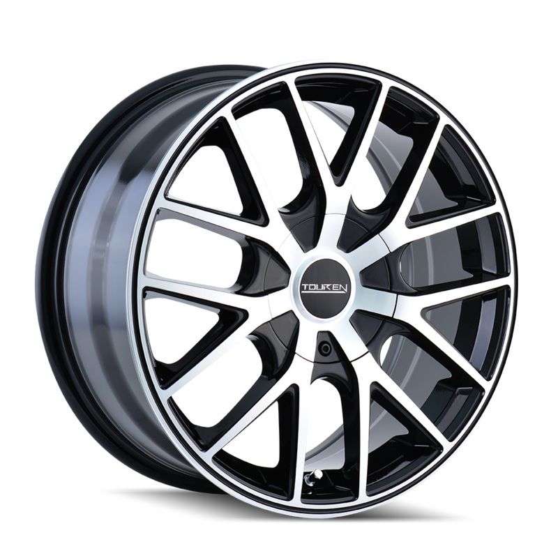 TR60 3260 18x8in Gloss Black Machined Wheel 5×112/120 BP / 40 mm offset / 74.1 mm Hub