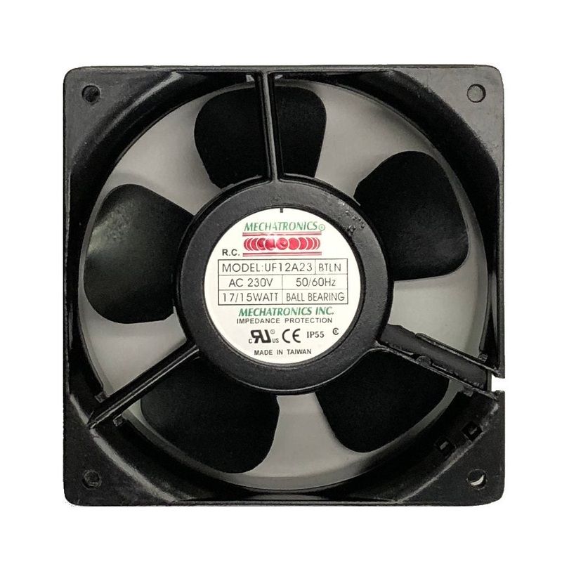 Mechatronics 120x120x38mm Low Speed IP55 Rated 230V AC Fan UF12A23-BTLNR