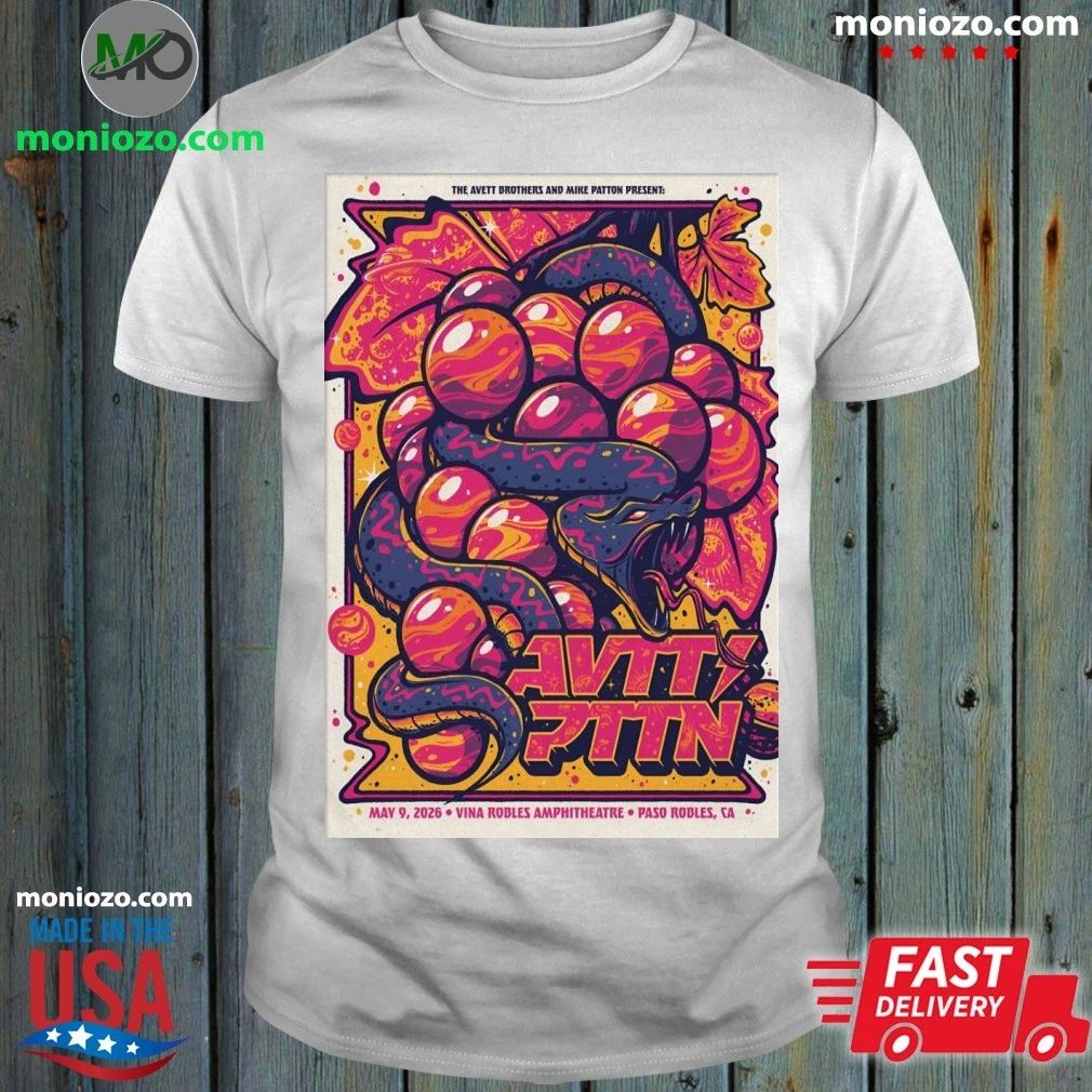 The Avett Brothers In Paso Robles CA On May 9 2026 Poster Shirt