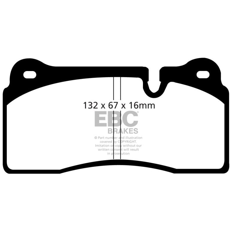 EBC – Rear Yellowstuff Pad PN DP41127R