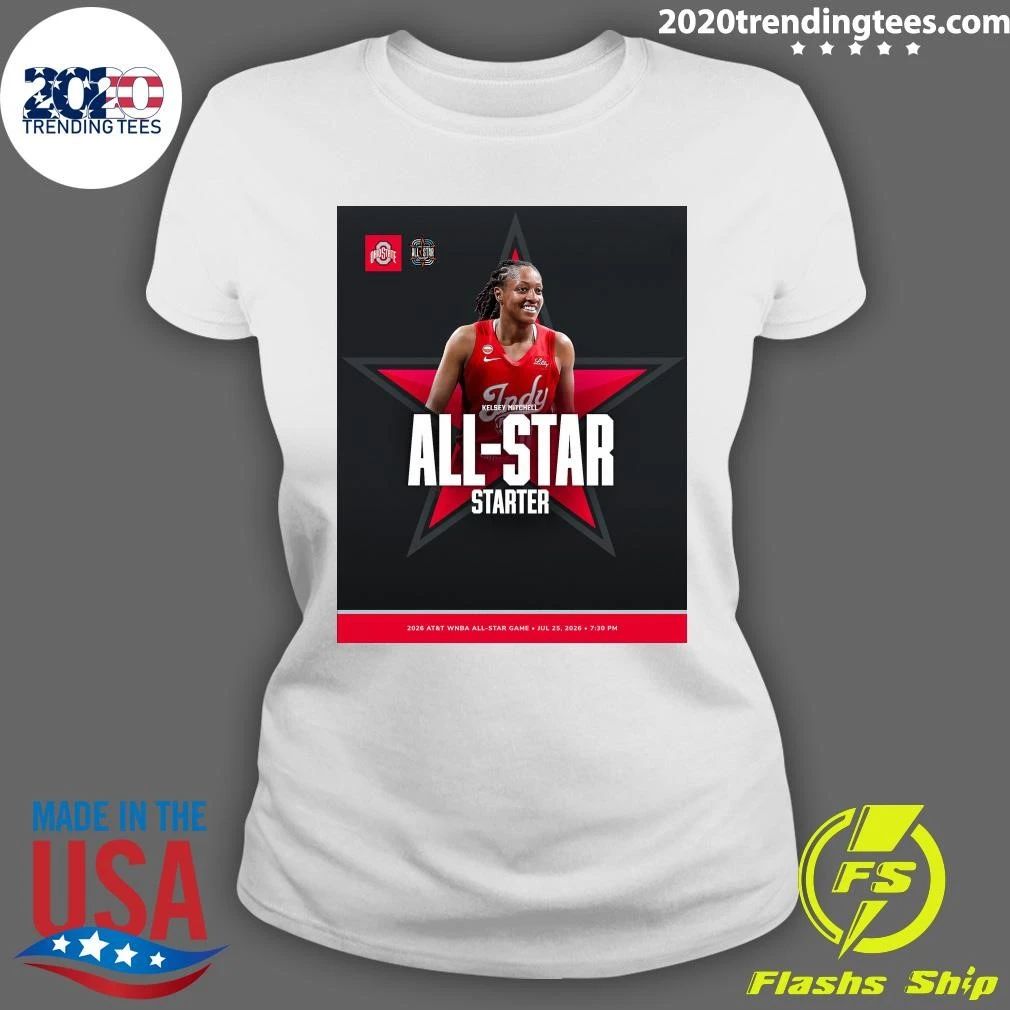 Starting among the league’s best Kelsey Mitchell is a 4x WNBA All-Star Shirt