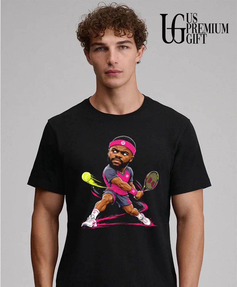 Frances Tiafoe Big Foe Tennis caricature shirt
