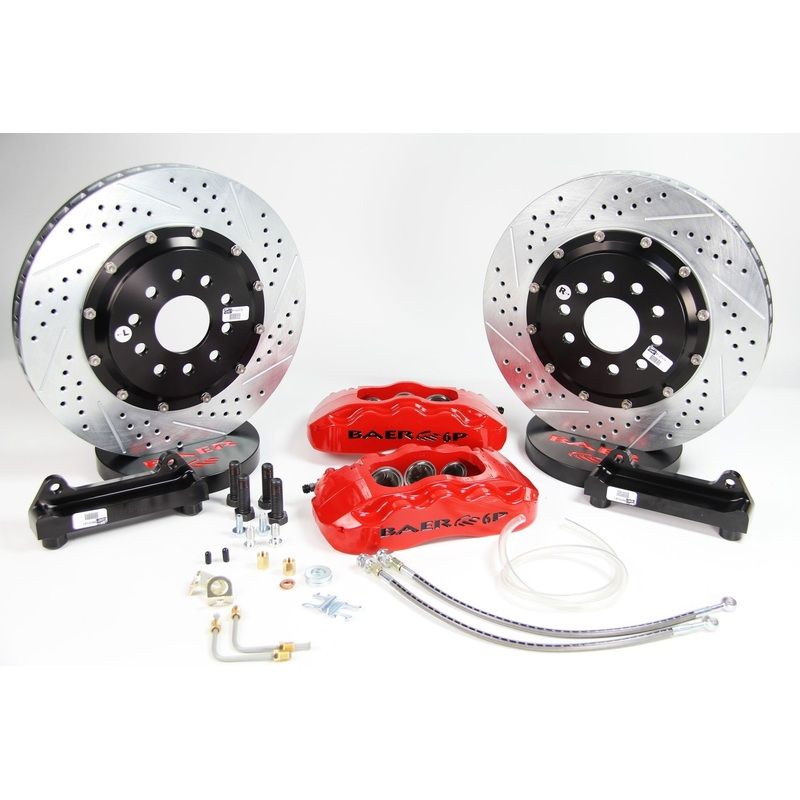 Baer Brakes 13″ Pro+ Rear Brake Kit, Red, SDZ